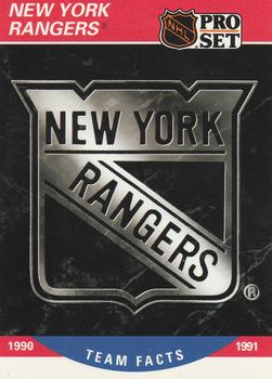 1990-91 Pro Set #578 New York Rangers Logo Front