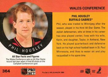 1990-91 Pro Set #364 Phil Housley Back