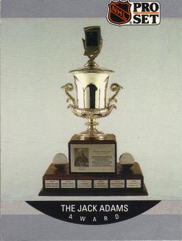 1990-91 Pro Set #377 The Jack Adams Award Front