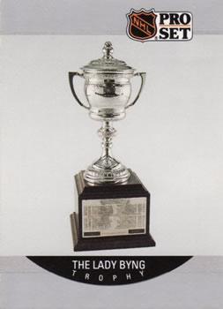 1990-91 Pro Set #378 The Lady Byng Trophy Front