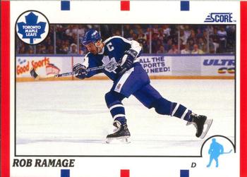 1990-91 Score American #36 Rob Ramage Front