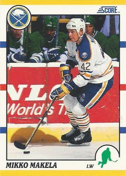 1990-91 Score Rookie and Traded #26T Mikko Makela Front