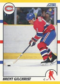 1990-91 Score Rookie and Traded #87T Brent Gilchrist Front
