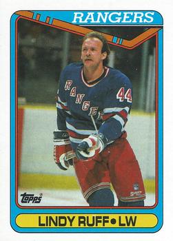 1990-91 Topps #143 Lindy Ruff Front