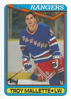 1990-91 Topps #277 Troy Mallette Front