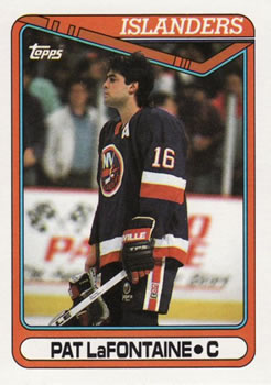 1990-91 Topps #184 Pat LaFontaine Front