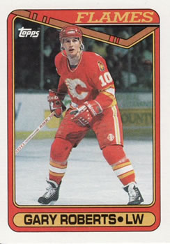 1990-91 Topps #161 Gary Roberts Front