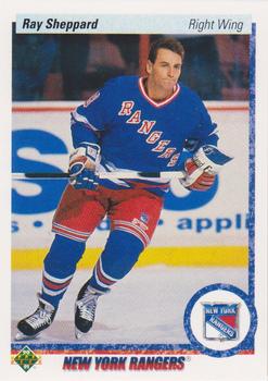 1990-91 Upper Deck #420 Ray Sheppard Front