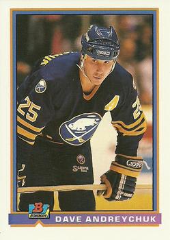 1991-92 Bowman #22 Dave Andreychuk Front