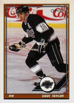 1991-92 O-Pee-Chee #138 Dave Taylor Front