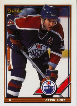 1991-92 O-Pee-Chee #220 Kevin Lowe Front