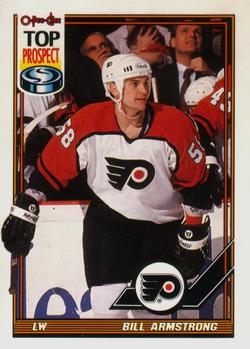 1991-92 O-Pee-Chee #36 Bill Armstrong Front