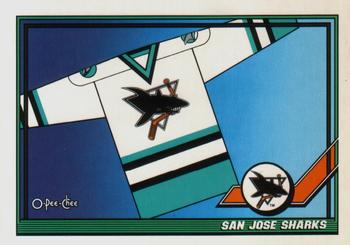 1991-92 O-Pee-Chee #525 San Jose Sharks Front