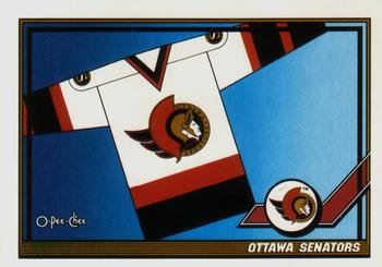 1991-92 O-Pee-Chee #527 Ottawa Senators Front
