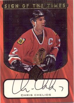 1997-98 SP Authentic - Sign of the Times #CC Chris Chelios Front