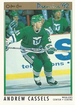 1991-92 O-Pee-Chee Premier #72 Andrew Cassels Front