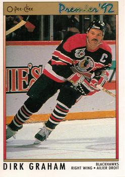 1991-92 O-Pee-Chee Premier #131 Dirk Graham Front