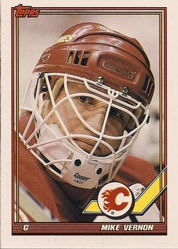 1991-92 Topps #107 Mike Vernon Front