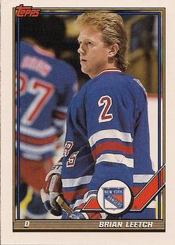 1991-92 Topps #108 Brian Leetch Front