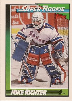 1991-92 Topps #11 Mike Richter Front