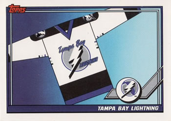 1991-92 Topps #526 Tampa Bay Lightning Front