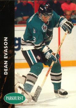 1991-92 Parkhurst #388 Dean Evason Front