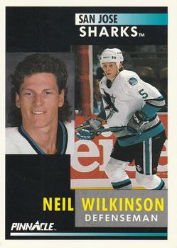 1991-92 Pinnacle #108 Neil Wilkinson Front