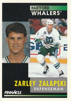 1991-92 Pinnacle #110 Zarley Zalapski Front