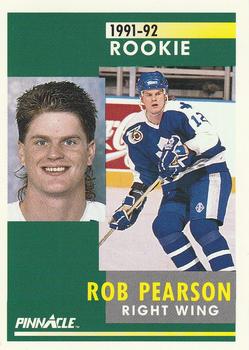 1991-92 Pinnacle #304 Rob Pearson Front