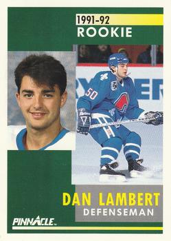 1991-92 Pinnacle #346 Dan Lambert Front
