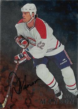 1998-99 Be a Player - Autographs #67 Dave Manson Front
