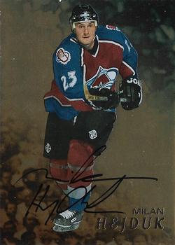 1998-99 Be a Player - Autographs Gold #187 Milan Hejduk Front