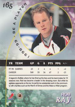 1998-99 Be a Player - Gold #165 Rob Ray Back