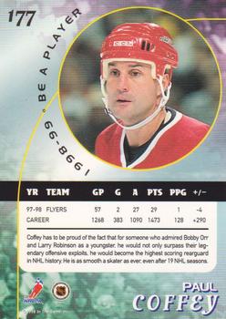 1998-99 Be a Player - Gold #177 Paul Coffey Back