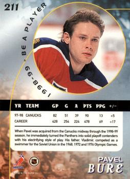 1998-99 Be a Player - Gold #211 Pavel Bure Back