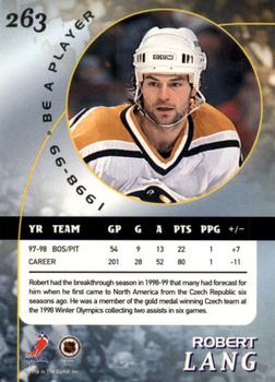 1998-99 Be a Player - Gold #263 Robert Lang Back