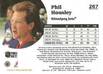 1991-92 Pro Set #267 Phil Housley Back