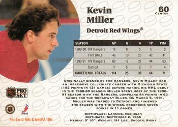 1991-92 Pro Set #60 Kevin Miller Back