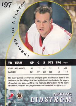 1998-99 Be a Player - Toronto Spring Expo #197 Nicklas Lidstrom Back