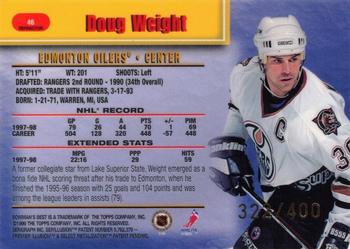 1998-99 Bowman's Best - Refractors #46 Doug Weight Back