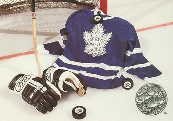 1991-92 Pro Set Platinum #150 Toronto Maple Leafs Front