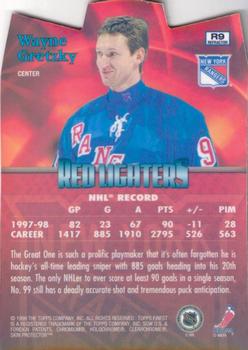 1998-99 Finest - Red Lighters Refractors #R9 Wayne Gretzky Back