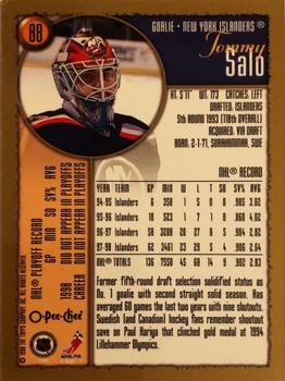 1998-99 O-Pee-Chee Chrome - Refractors #88 Tommy Salo Back