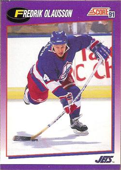 1991-92 Score American #18 Fredrik Olausson Front