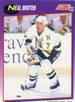 1991-92 Score American #280 Neal Broten Front