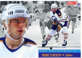 1991-92 Score American #416 Pierre Turgeon Front