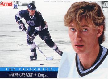 1991-92 Score American #422 Wayne Gretzky Front