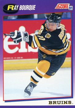 1991-92 Score American #50 Ray Bourque Front
