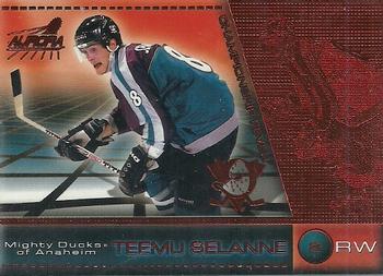 1998-99 Pacific Aurora - Championship Fever Red #2 Teemu Selanne Front