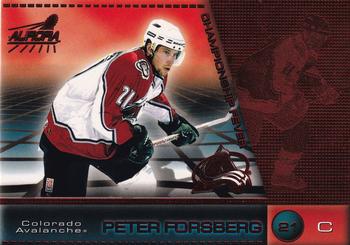 1998-99 Pacific Aurora - Championship Fever Red #11 Peter Forsberg Front